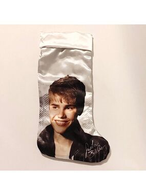 2012 JUSTIN BIEBER Stocking Official Justin Bieber Merch